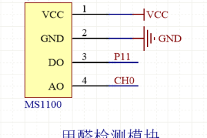 【mcupark】VOC 甲醛 苯气体传感器-MS1100